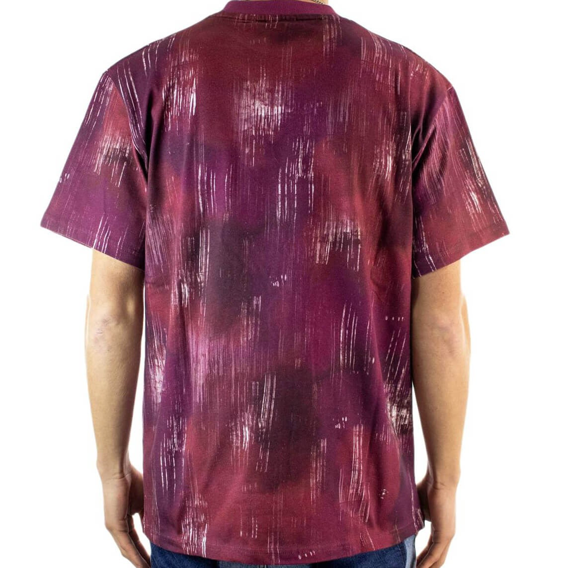 Sean John Script Logo Scratch Aop Tee purple