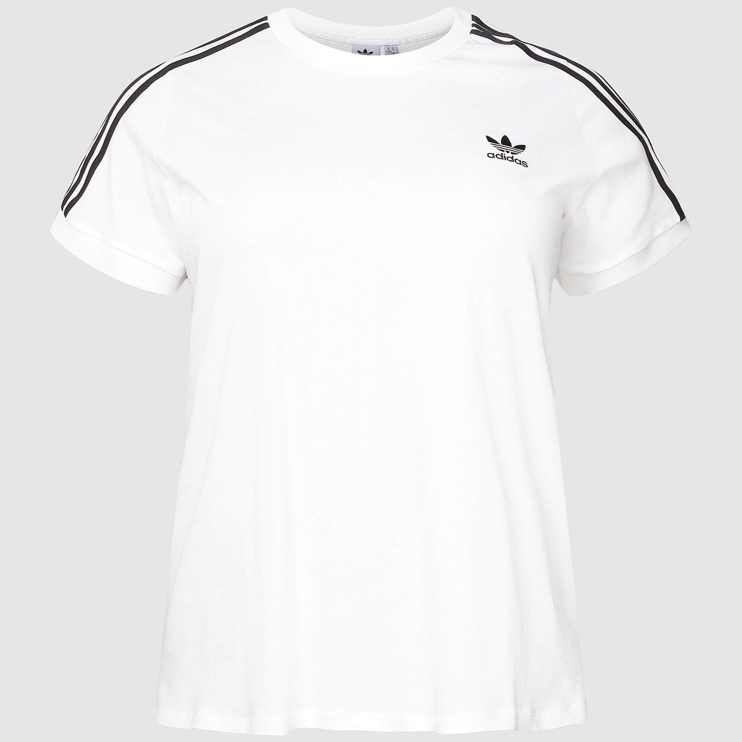 Adidas Classics 3-Stripes Tee White (Plus size)