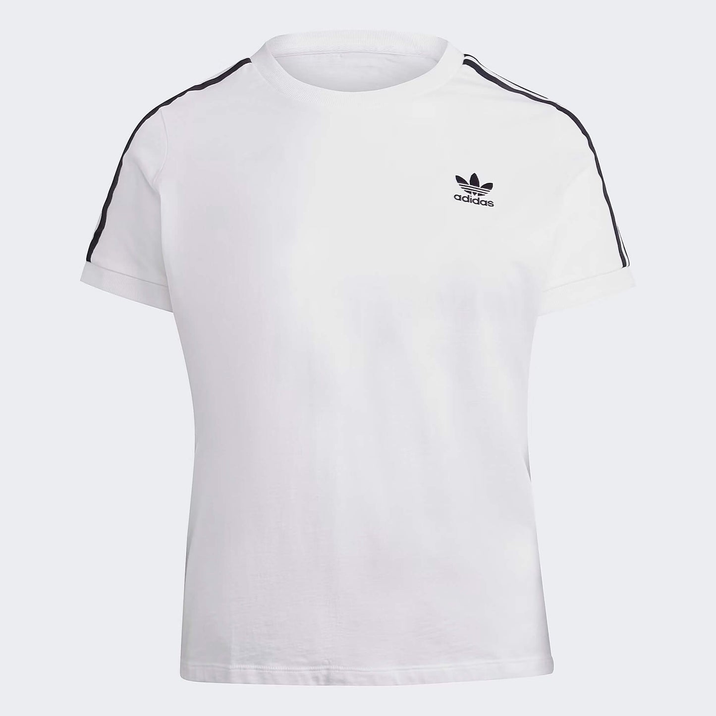 Adidas Classics 3-Stripes Tee White (Plus size)