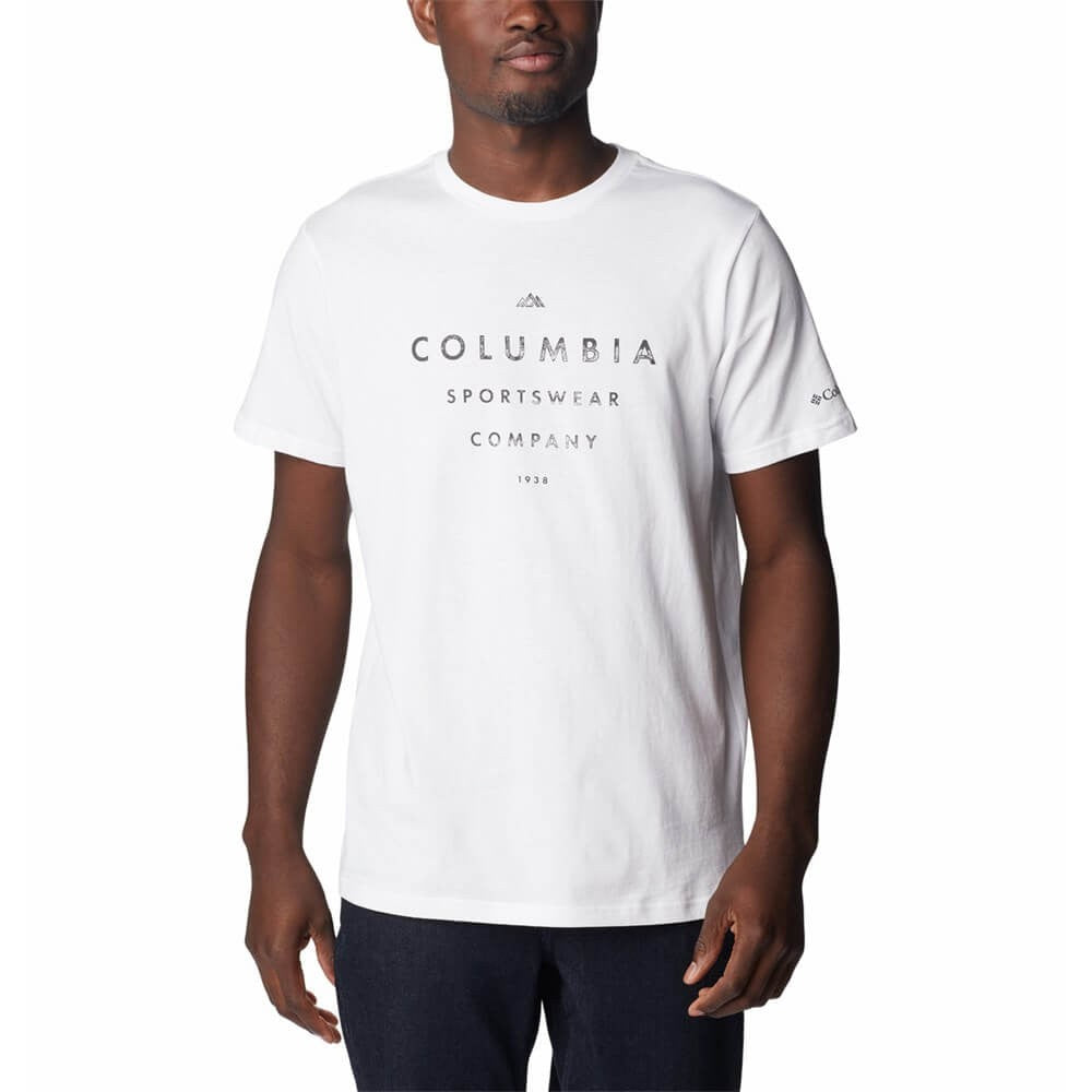 Columbia CSC Seasonal Logo Tee Stack Attack white