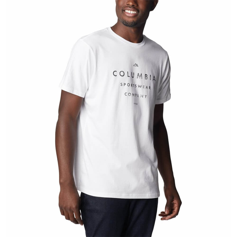 Columbia CSC Seasonal Logo Tee Stack Attack white