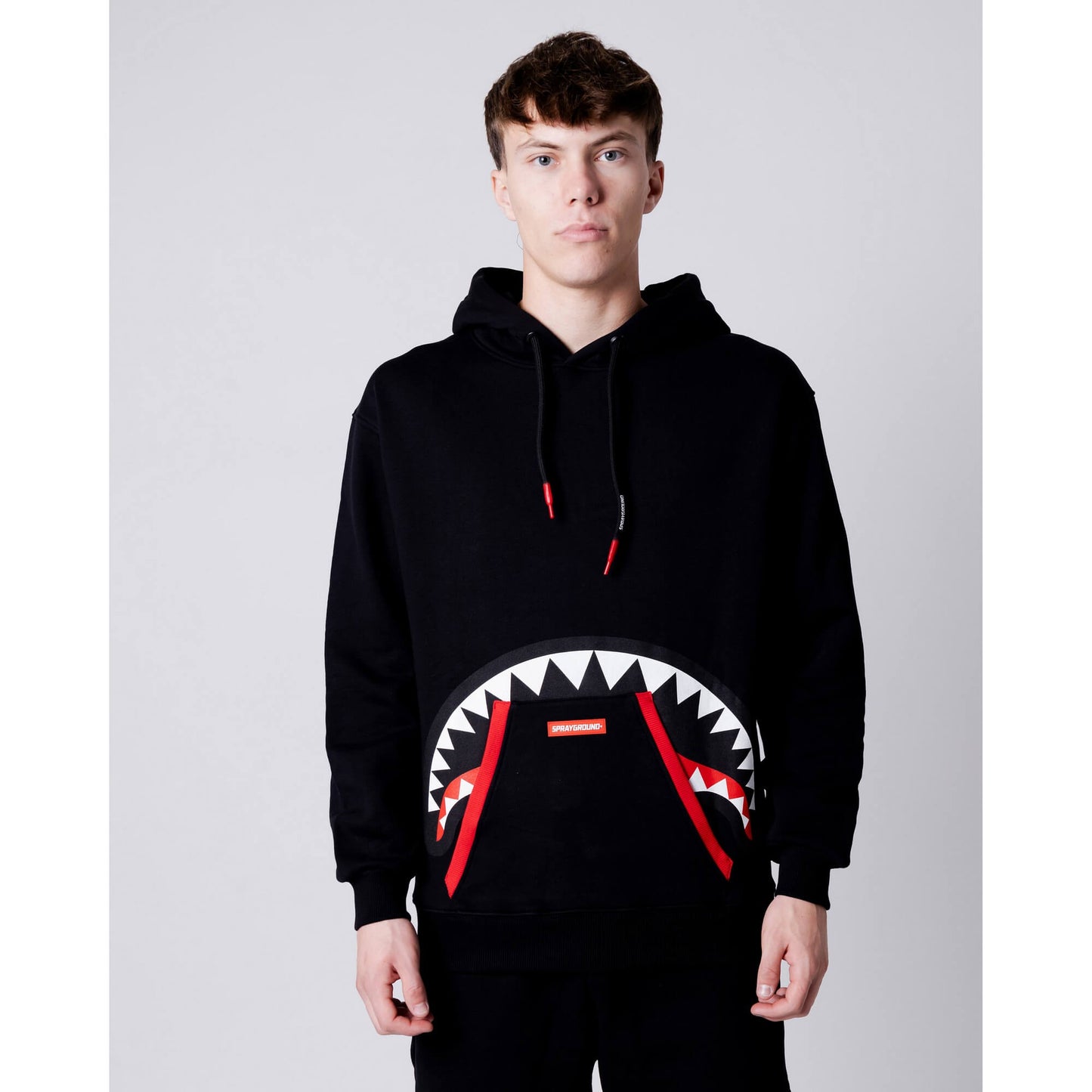 Sprayground Hidden Shark Hoodie Black Black