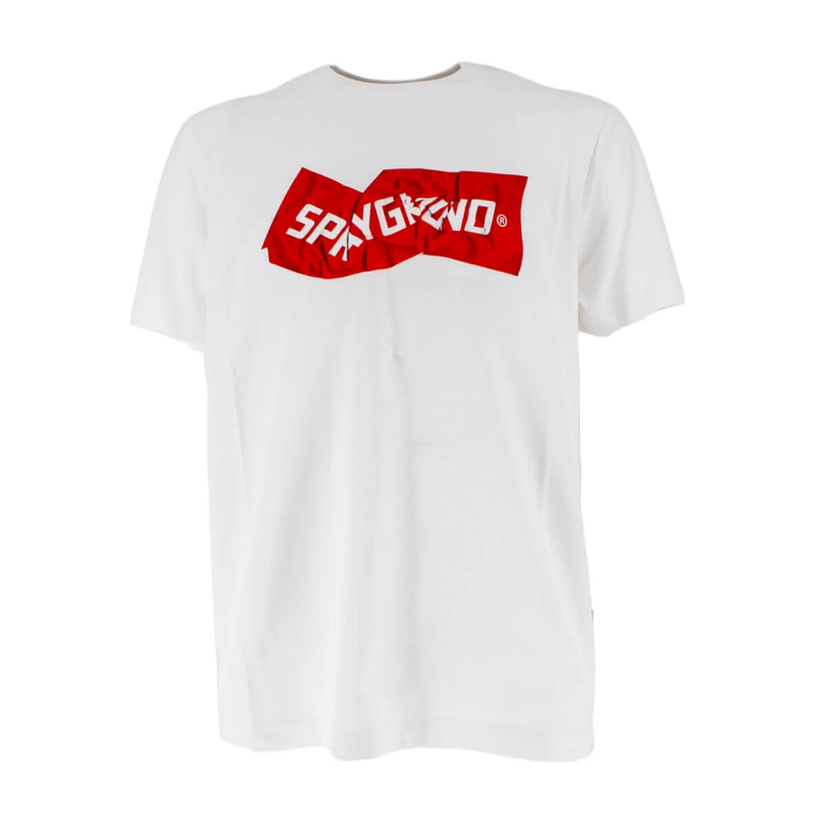 Sprayground Crumpled Sprayground T-Shirt White White