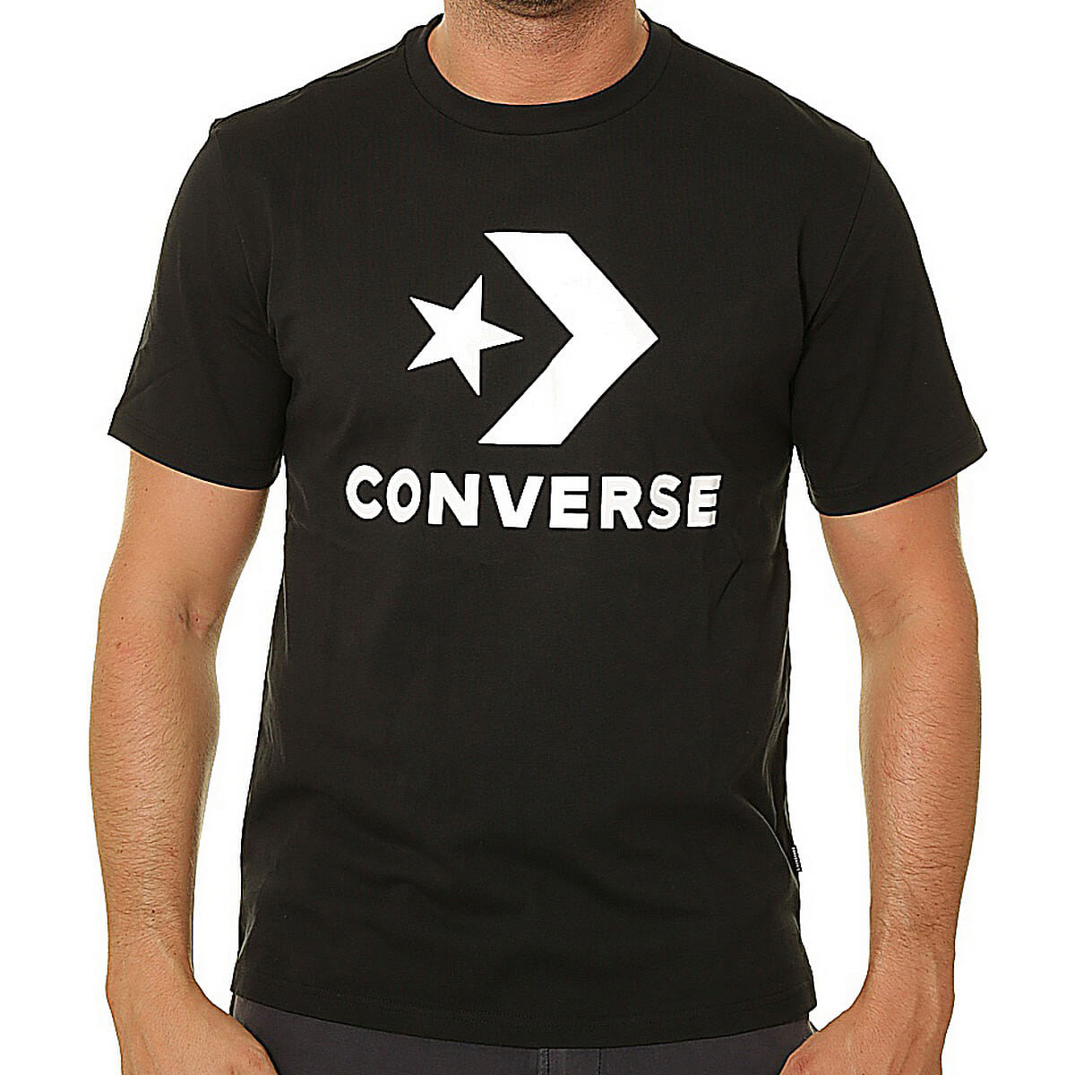 Converse Chevron Logo Tee Black