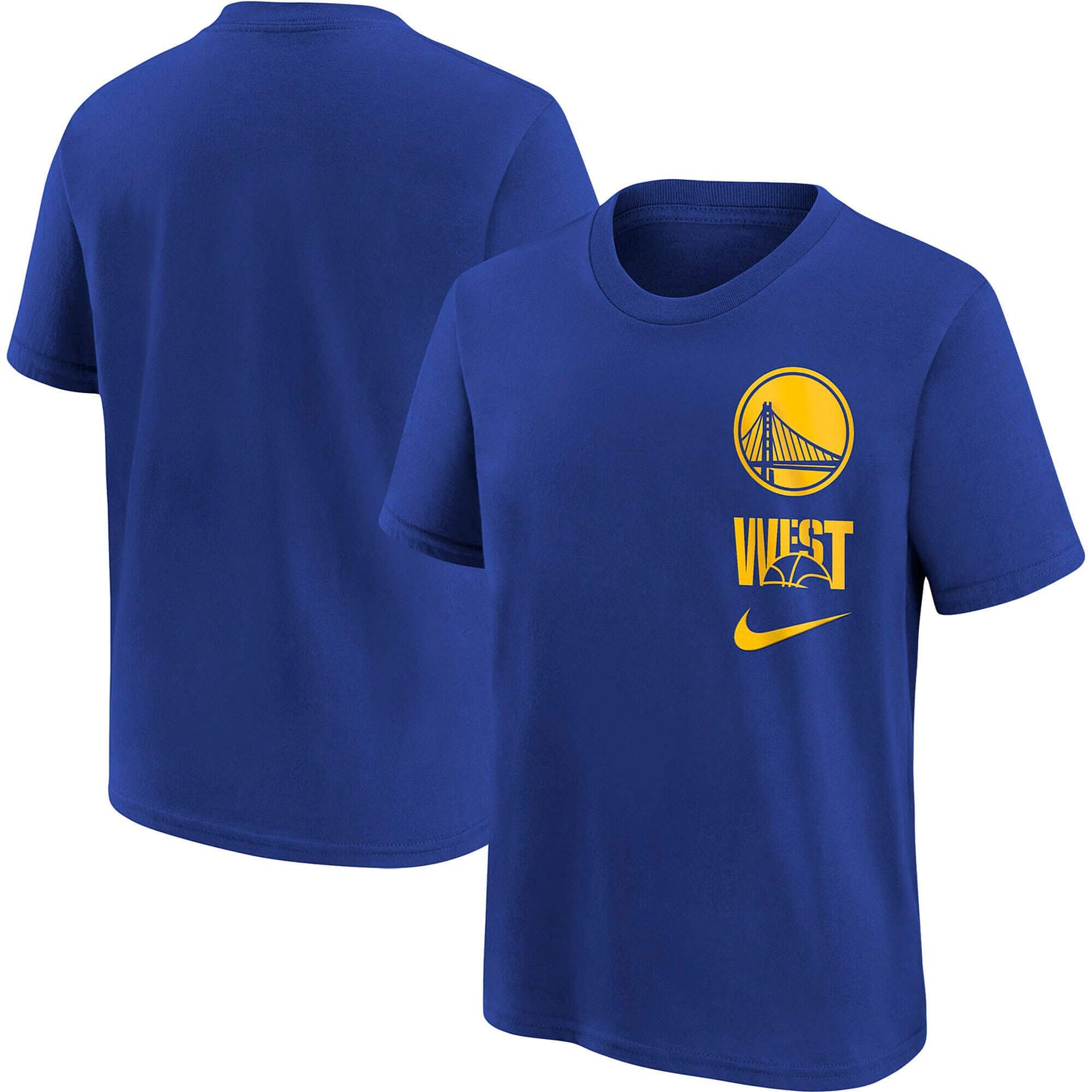 Nike Nk Essential Vs Block Tee Golden State Warriors Blue/Yellow