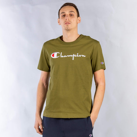 Champion Reverse Weave 1952 Crewneck T-Shirt Olive