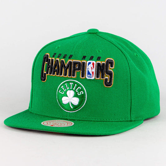 Mitchell & Ness 08 Nba Champs Snapback Hwc Boston Celtics Green